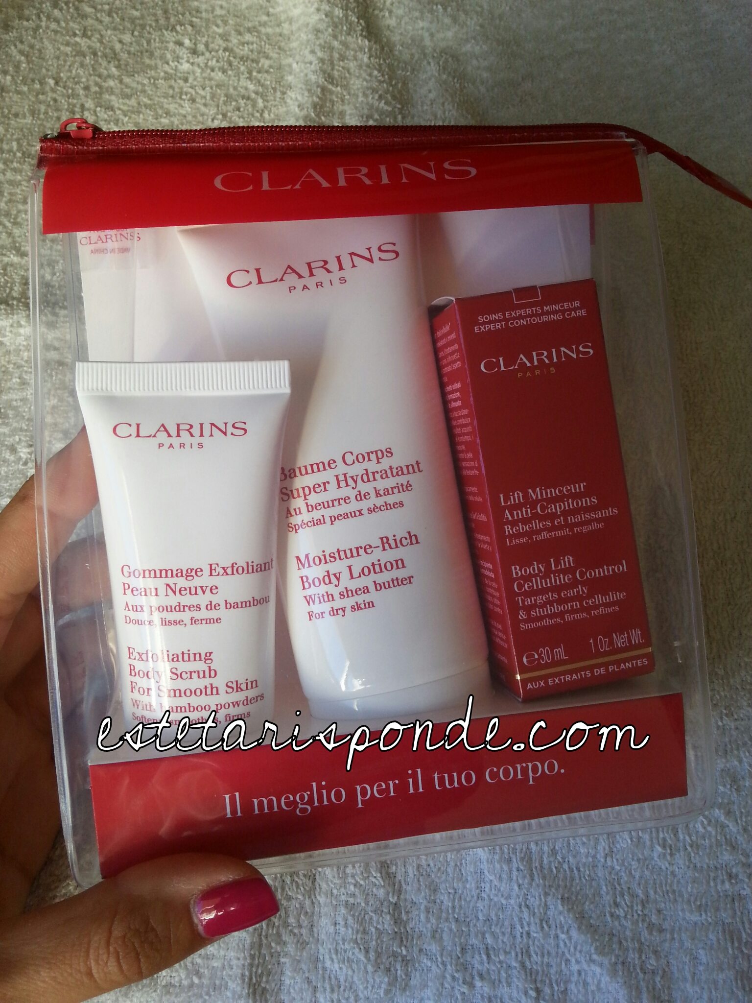 clarins baume corps super hydratant