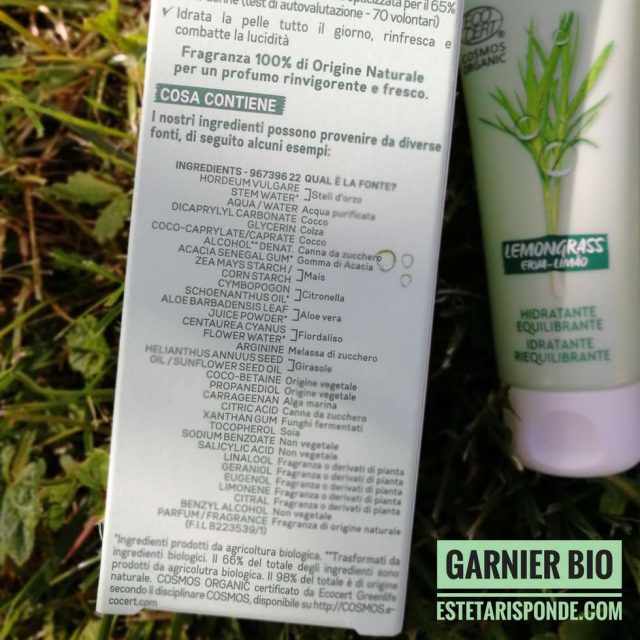 Garnier BIO crema viso lemongrass